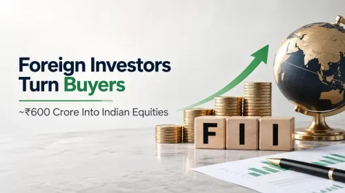 fiis turn buyers with 600 crore fii inflow as diis add 1020 crore Foreign Investors Turn Buyers As FIIs Bring ~₹600 Crore Into Indian Equities