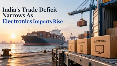 weaker rupee boosts india high tech exports labour intensive sectors lag India’s Trade Deficit Narrows As Electronics Imports Rise