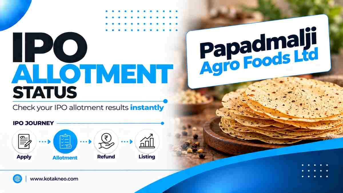 Papadmalji Agro Foods IPO Allotment Status: Check Online on MAS Services & NSE SME