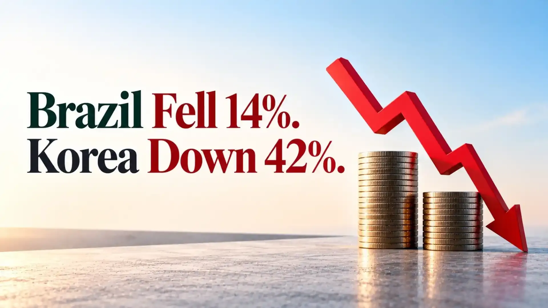 Brazil's Market Fell 14% In One Session While South Korea's KOSPI Dropped 42%: Here Is What Indian Investors Should Know