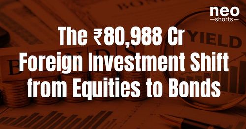 The ₹80,988 Cr Foreign Investment Shift from Equities to Bonds The ₹80,988 Cr Foreign Investment Shift from Equities to Bonds